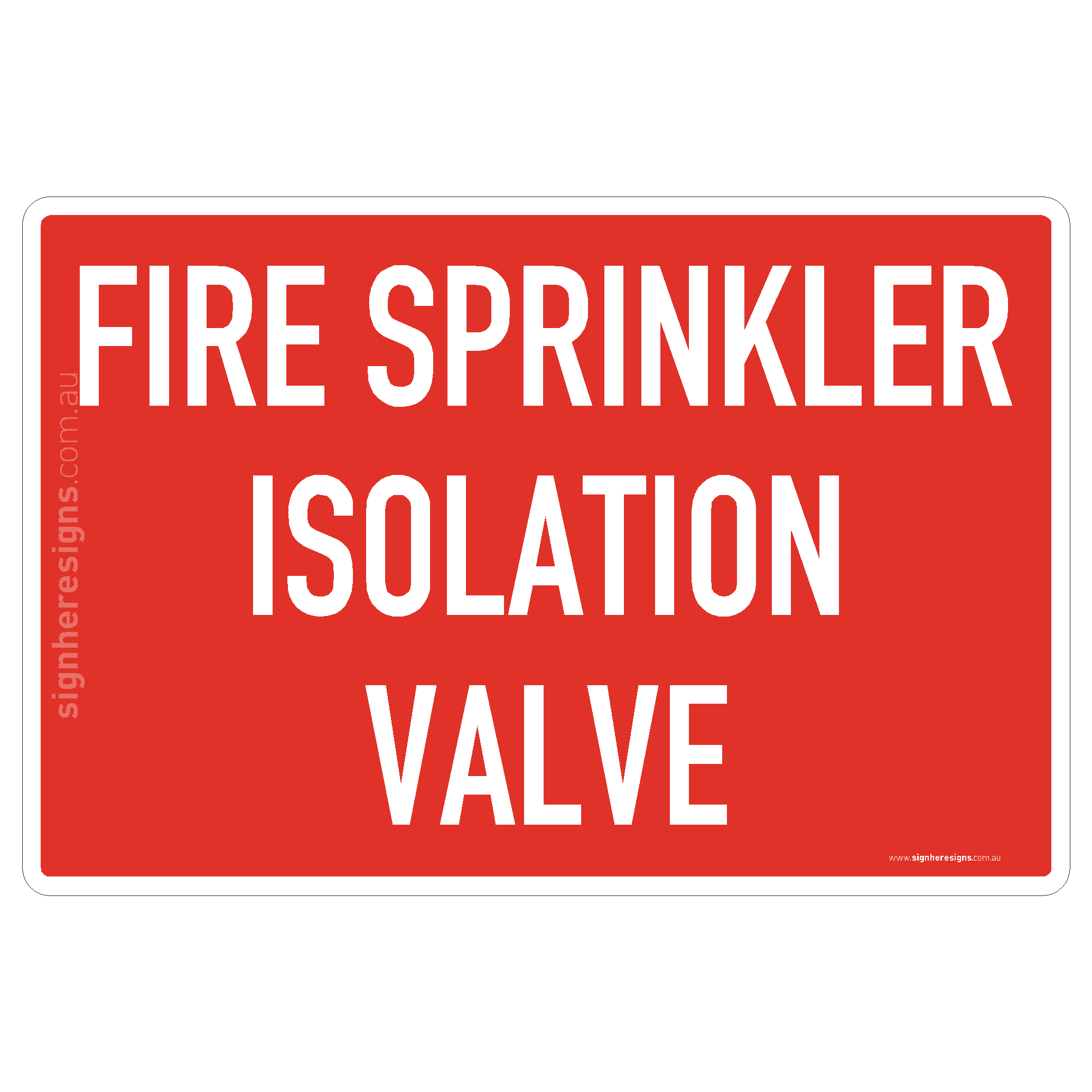 Fire Sprinkler Isolation Valve