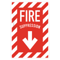 Fire Suppression - Chevron (Down Arrow)