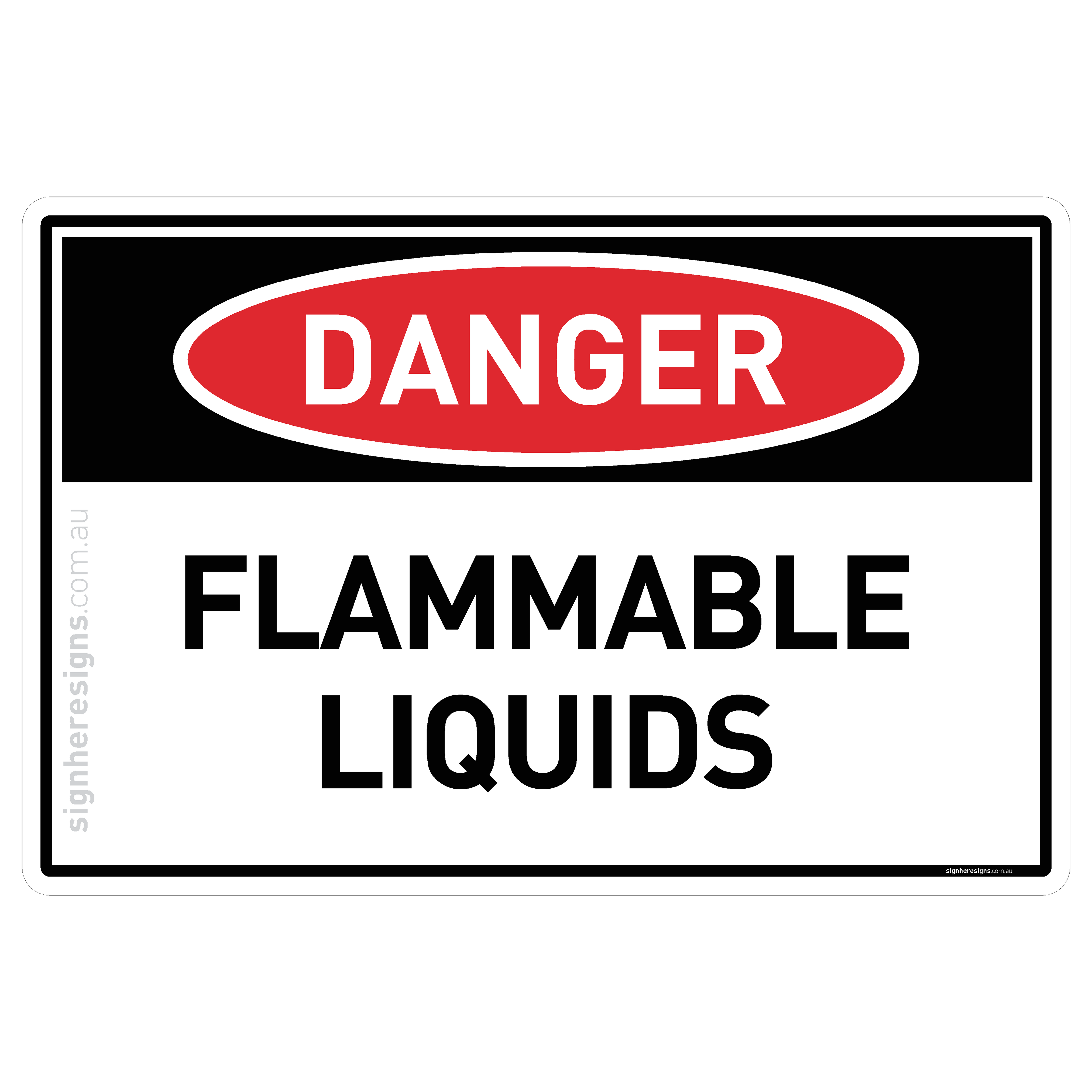 Flammable Liquids - Danger