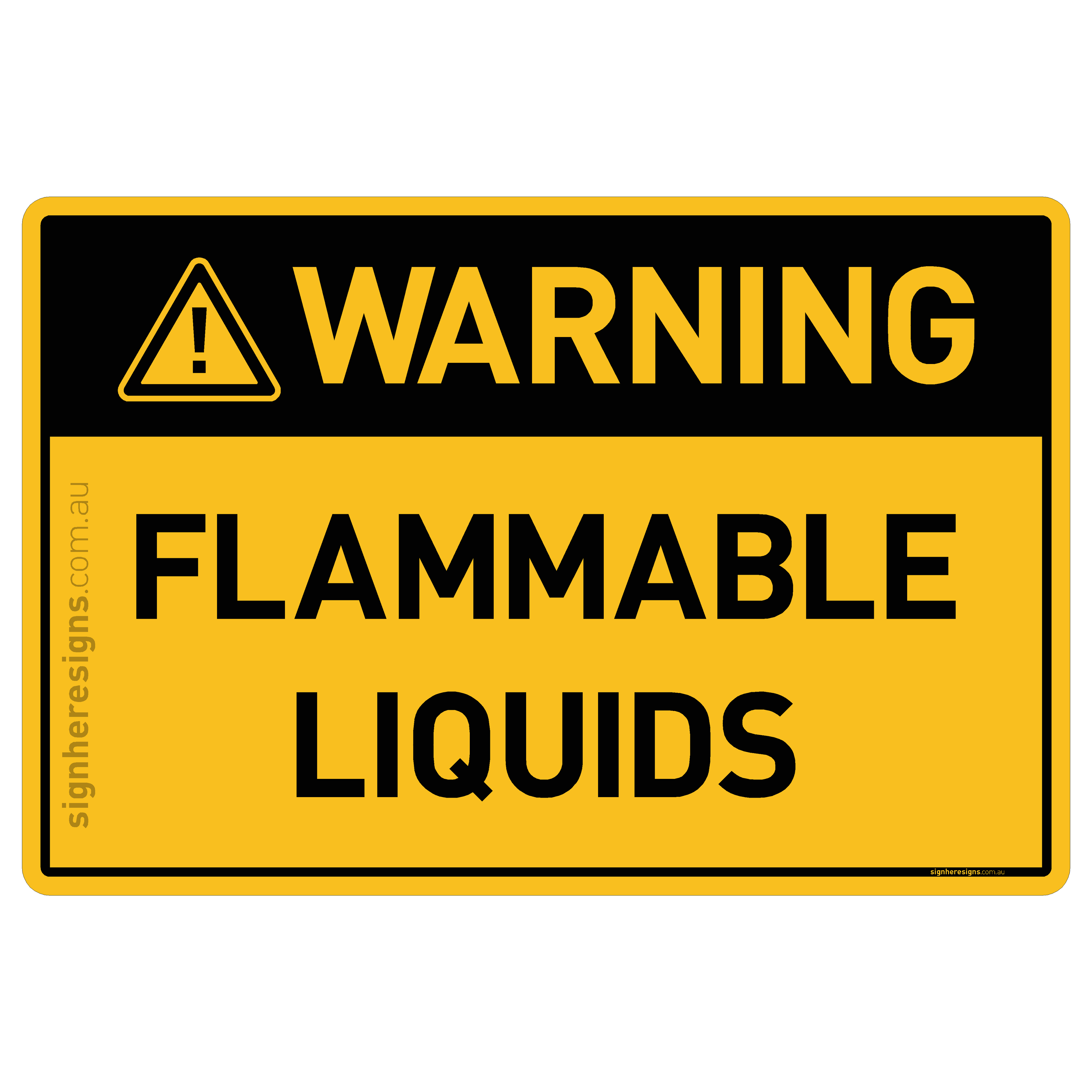 Flammable Liquids - Warning