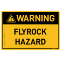 Flyrock Hazard - Warning
