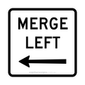 G9-73(L) Merge Left - Traffic Sign