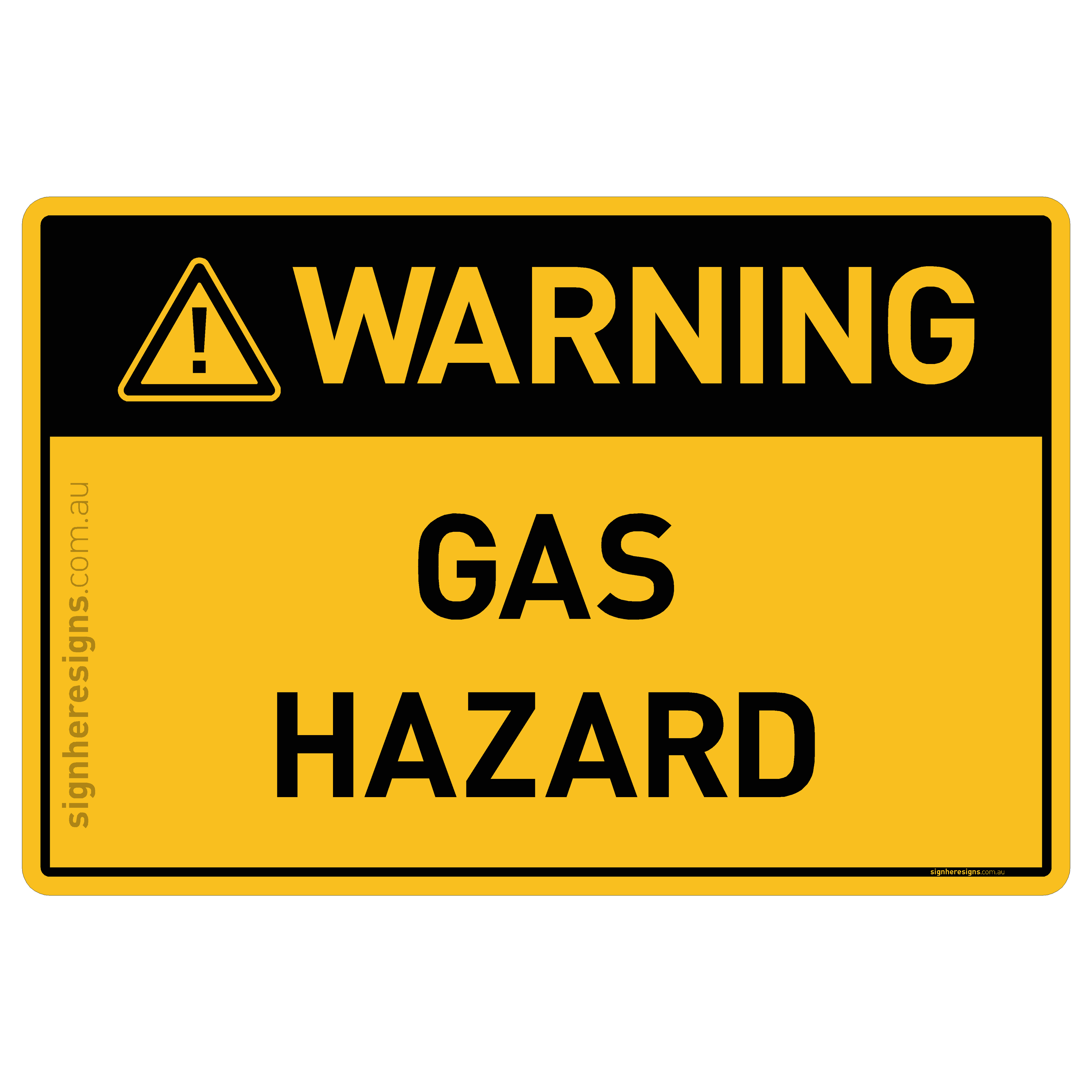 Gas Hazard - Warning