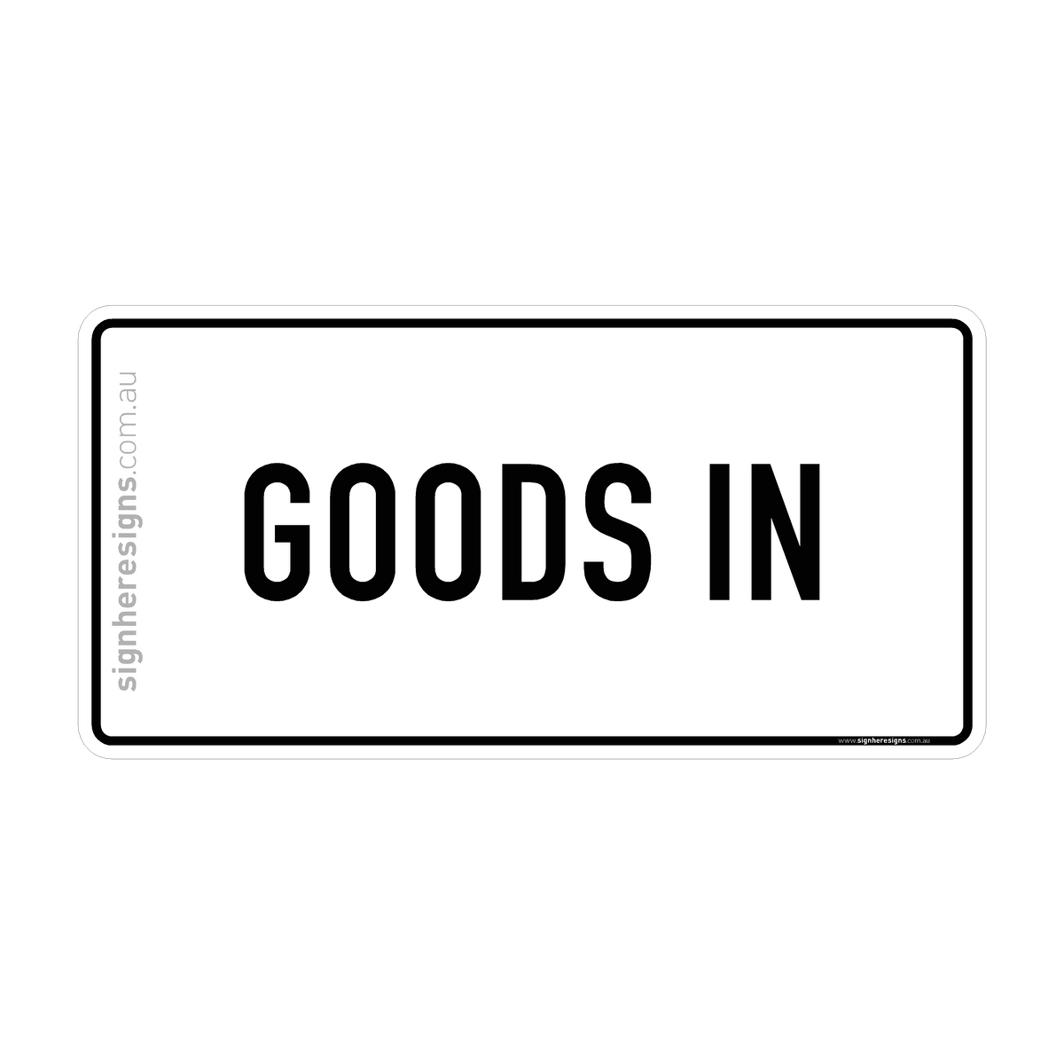 Googs Collections Sign Goods In Sign - Directional – Sign Here Signs