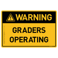 Graders Operating - Warning