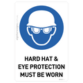 Hard Hat & Eye Protection Must Be Worn