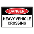 Heavy Vehicle Crossing - Danger