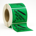 Non-Flammable Non-Toxic Gas 2 Dangerous Goods Label 1000 Roll – 100x100mm