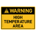 High Temperature Area - Warning