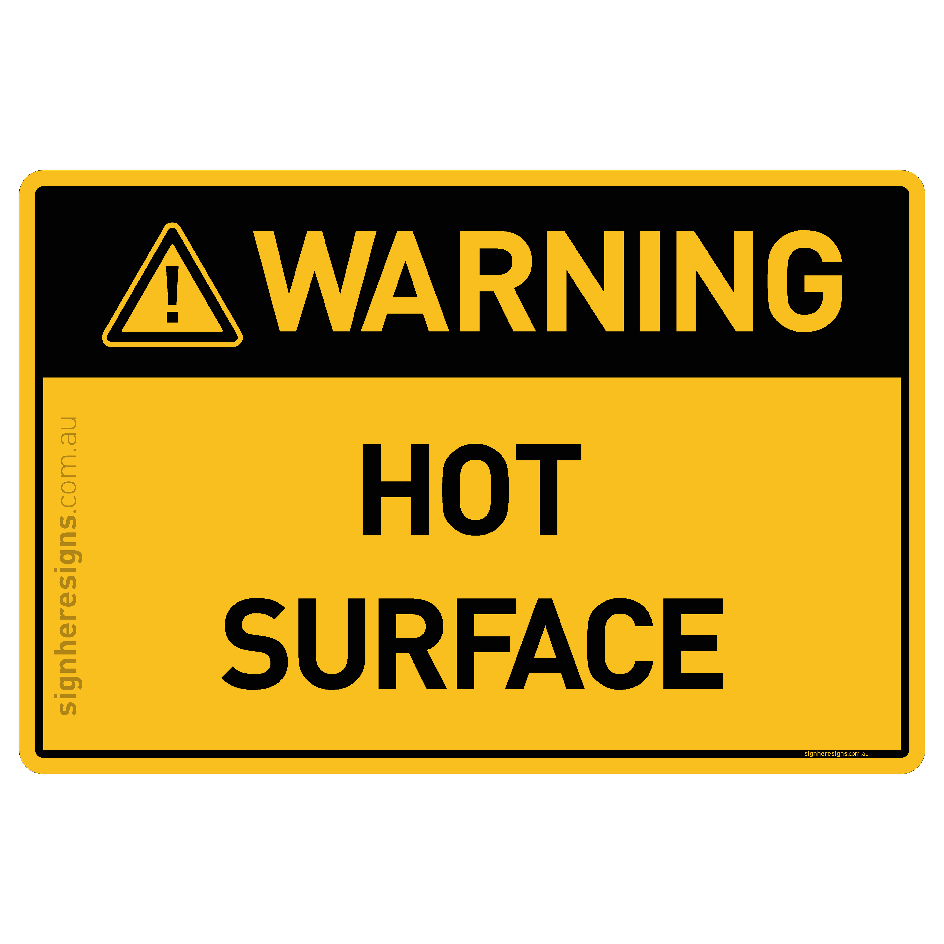 Hot Surface - Warning
