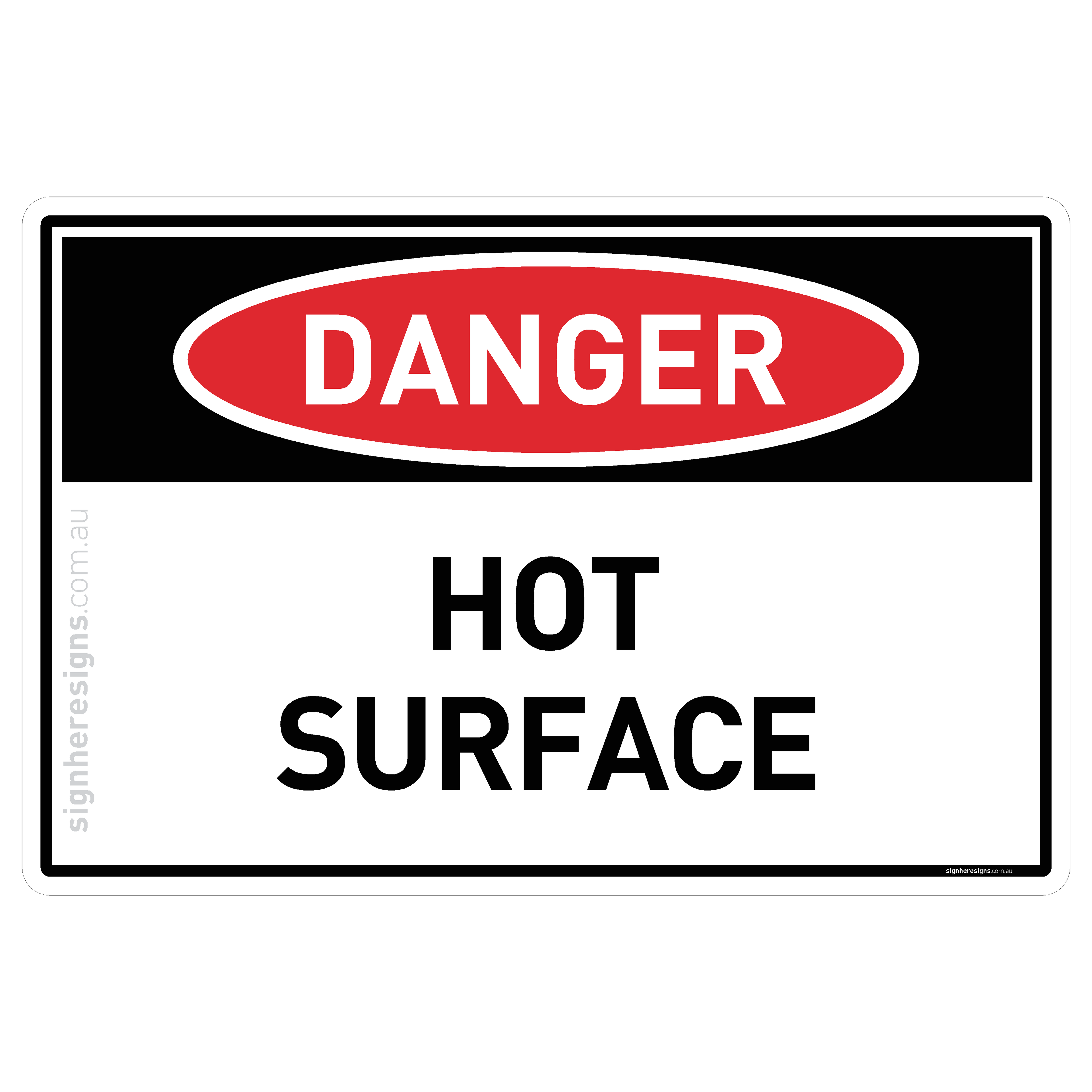 Hot Surface - Danger