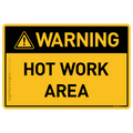 Hot Work Area - Warning
