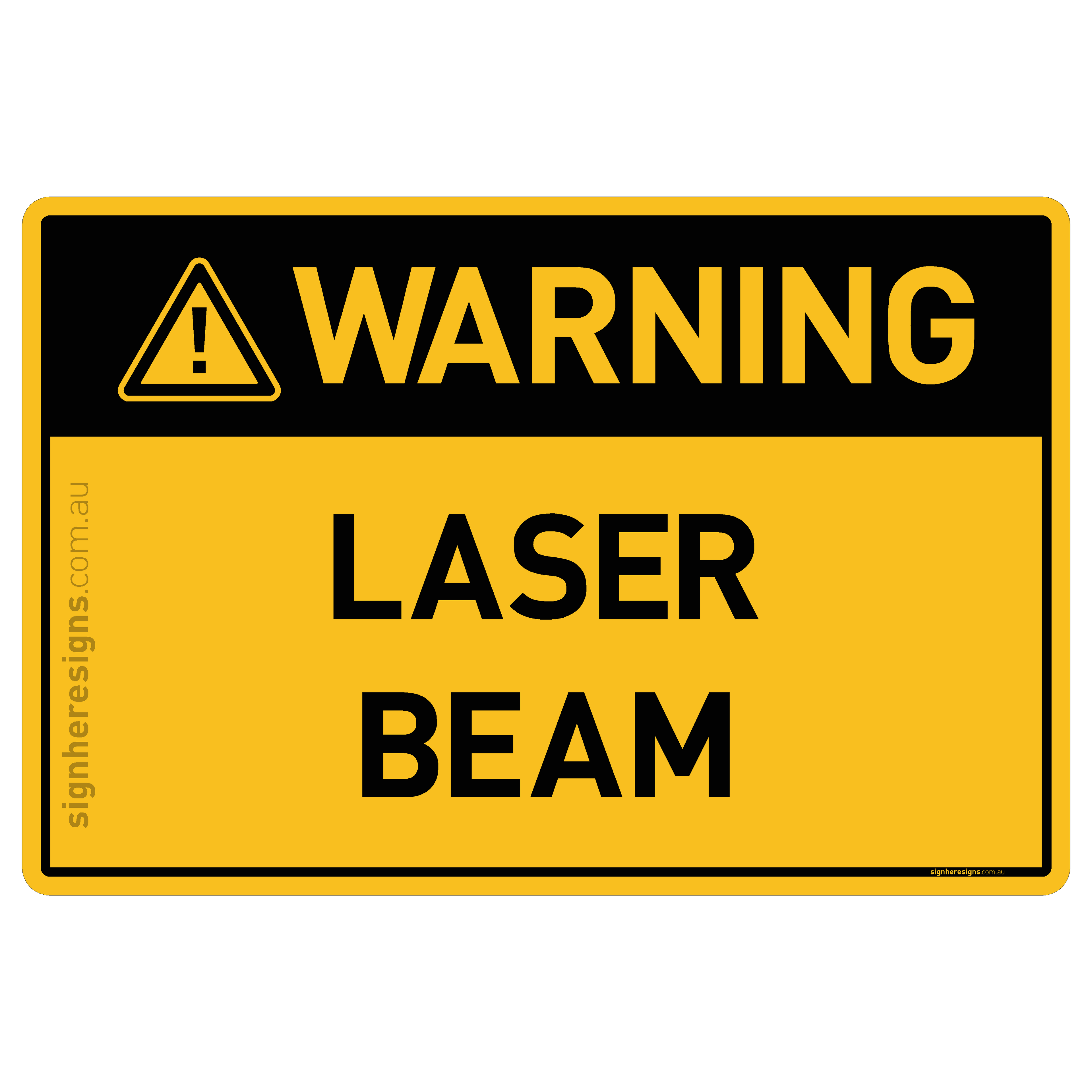 Laser Beam - Warning