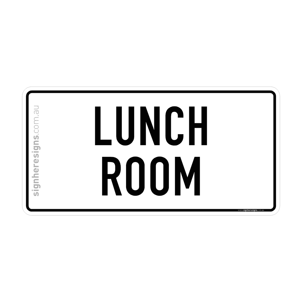 Lunch Room Sign - Directional – Sign Here Signs