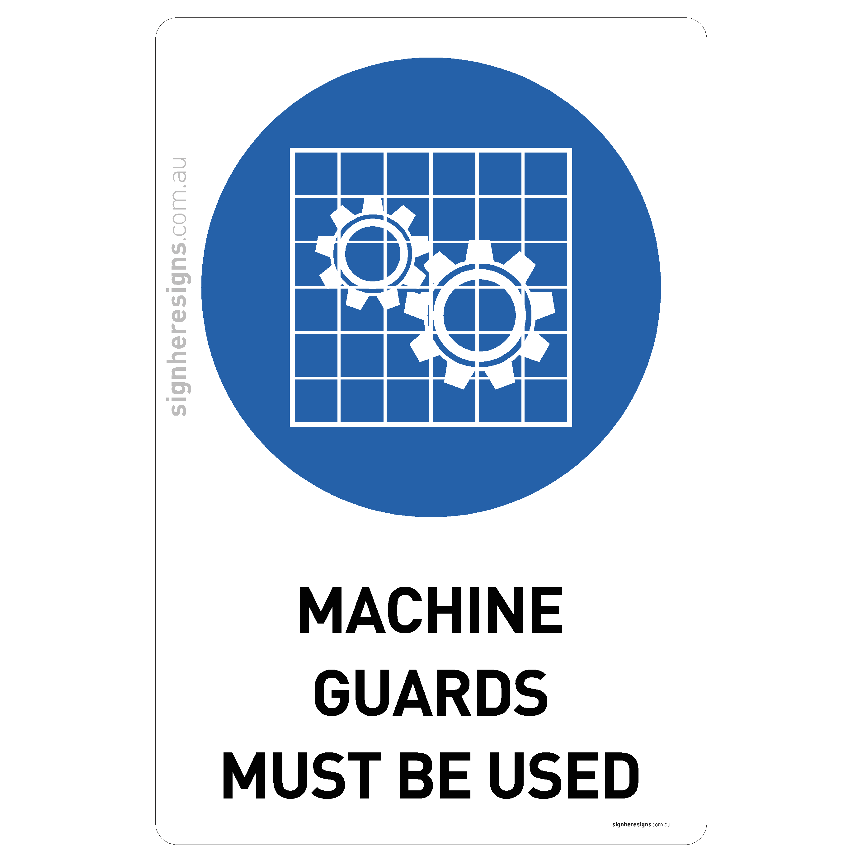 Machine Guards Must Be Used