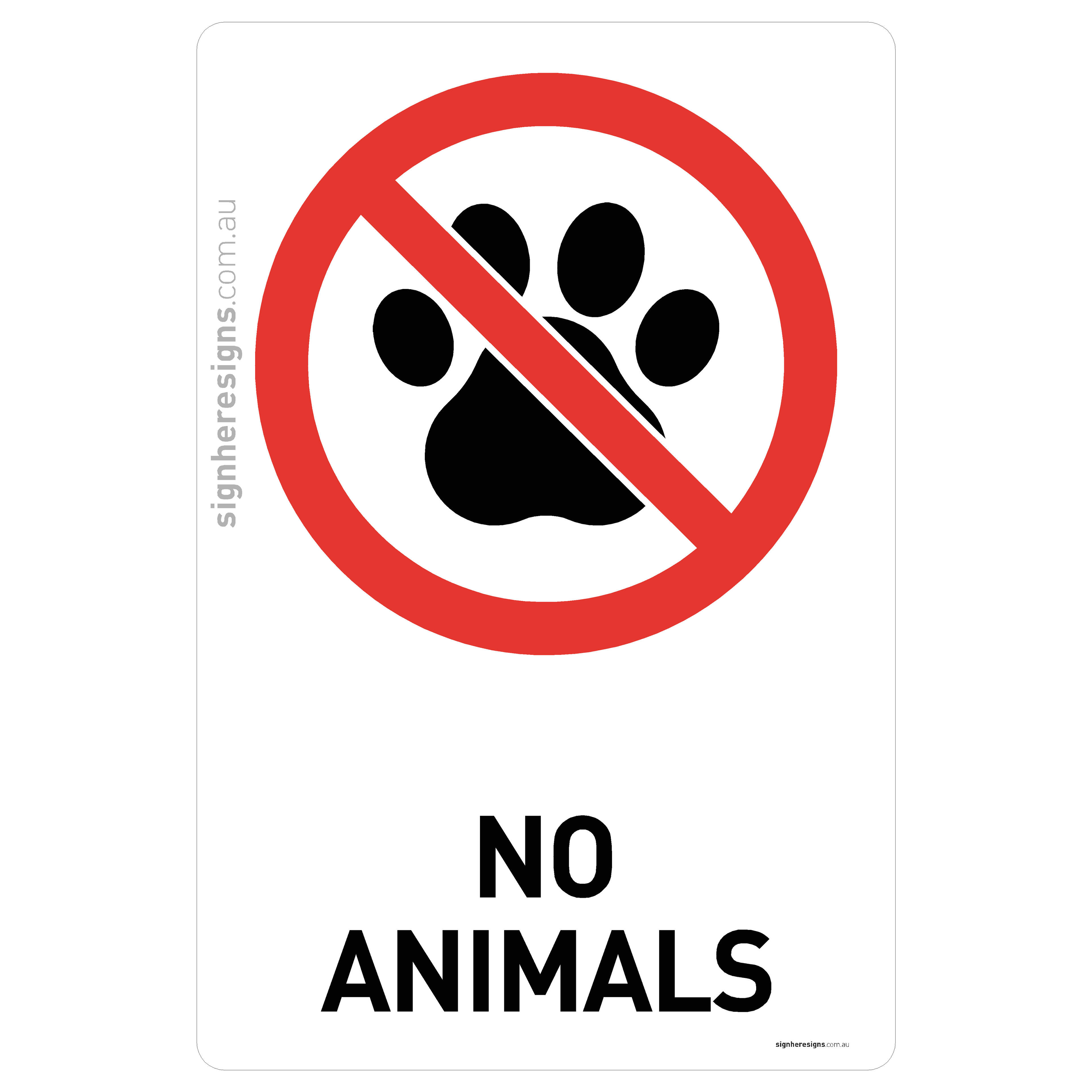 No Animals