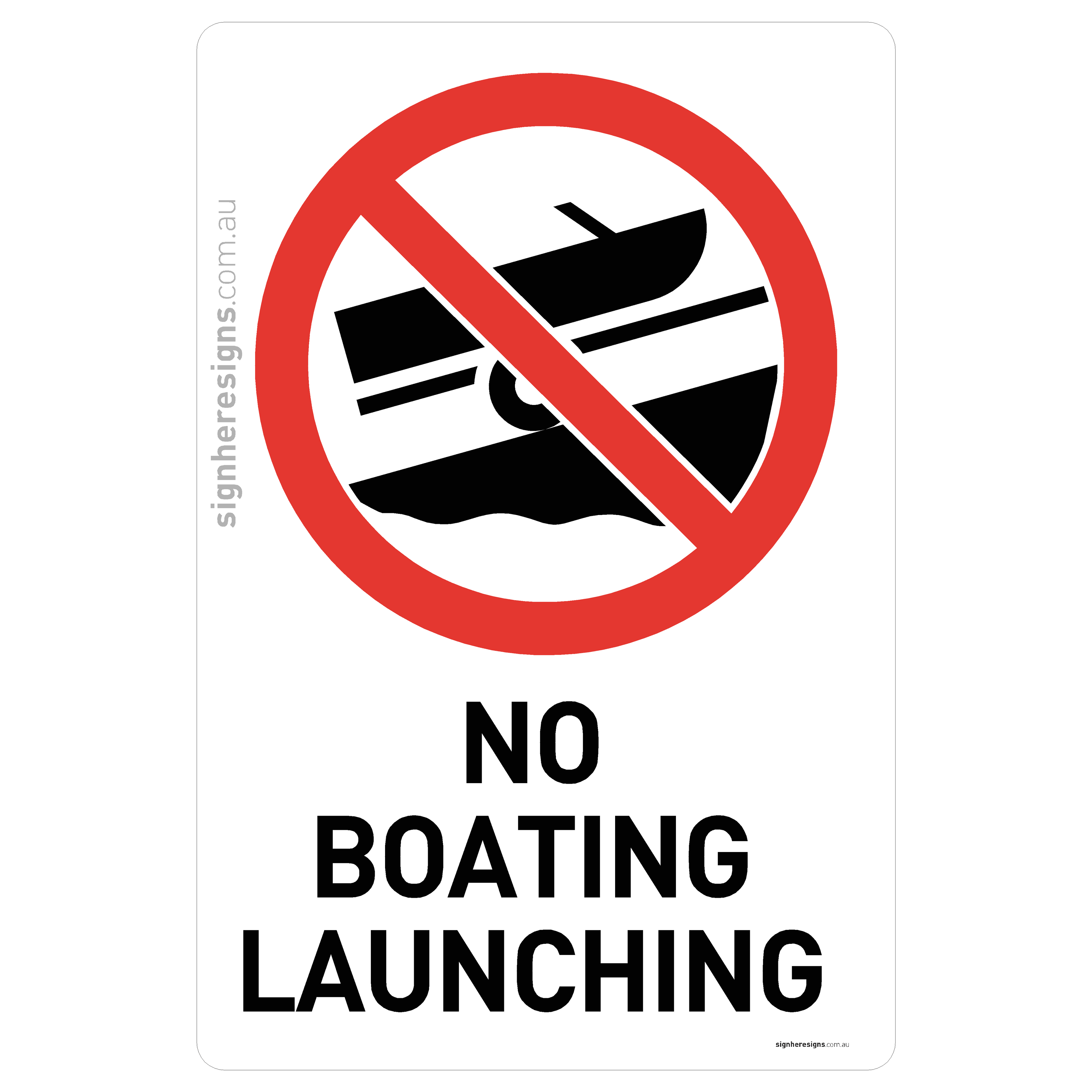 No Boat Launching
