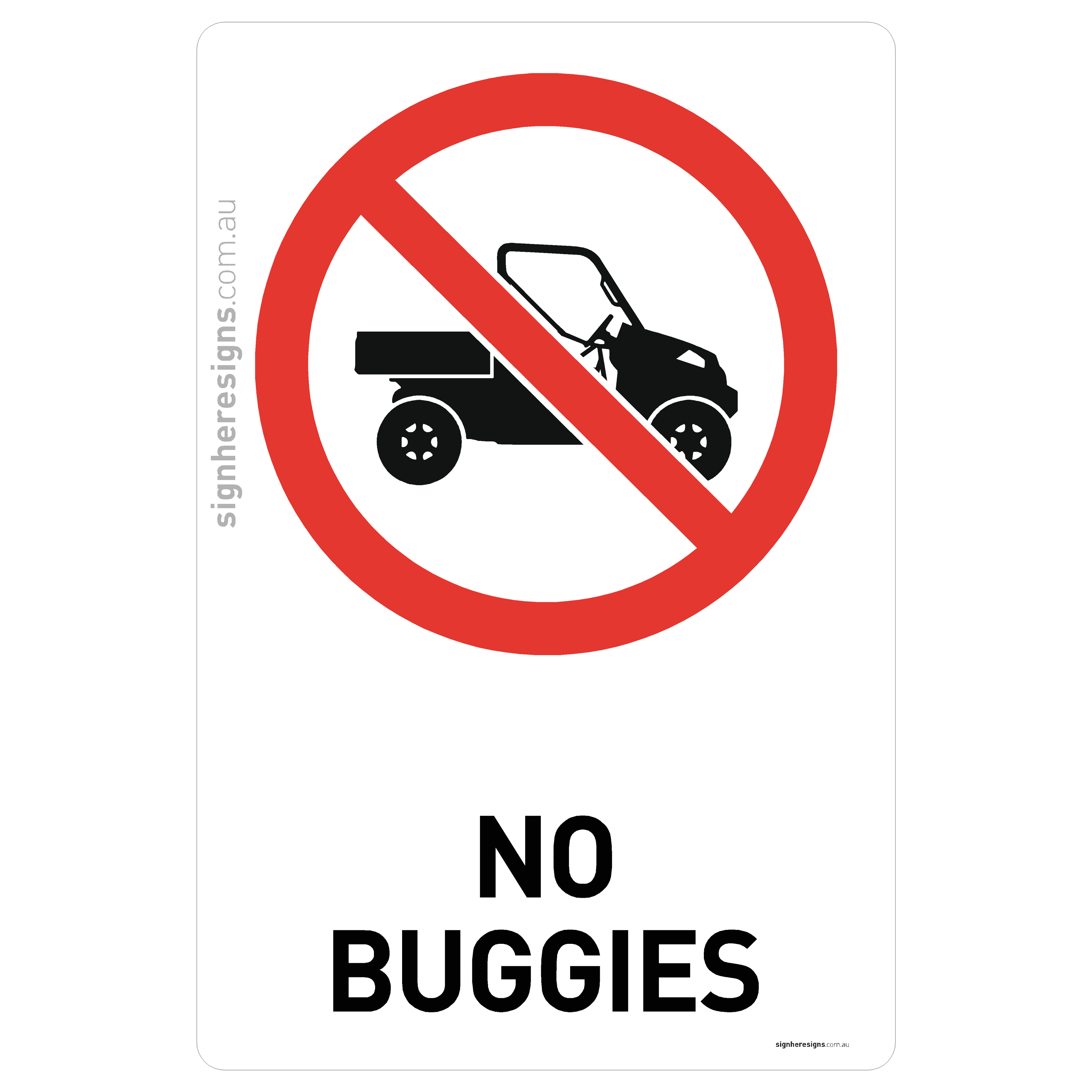 No Buggies