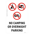 No Camping Or Overnight Parking