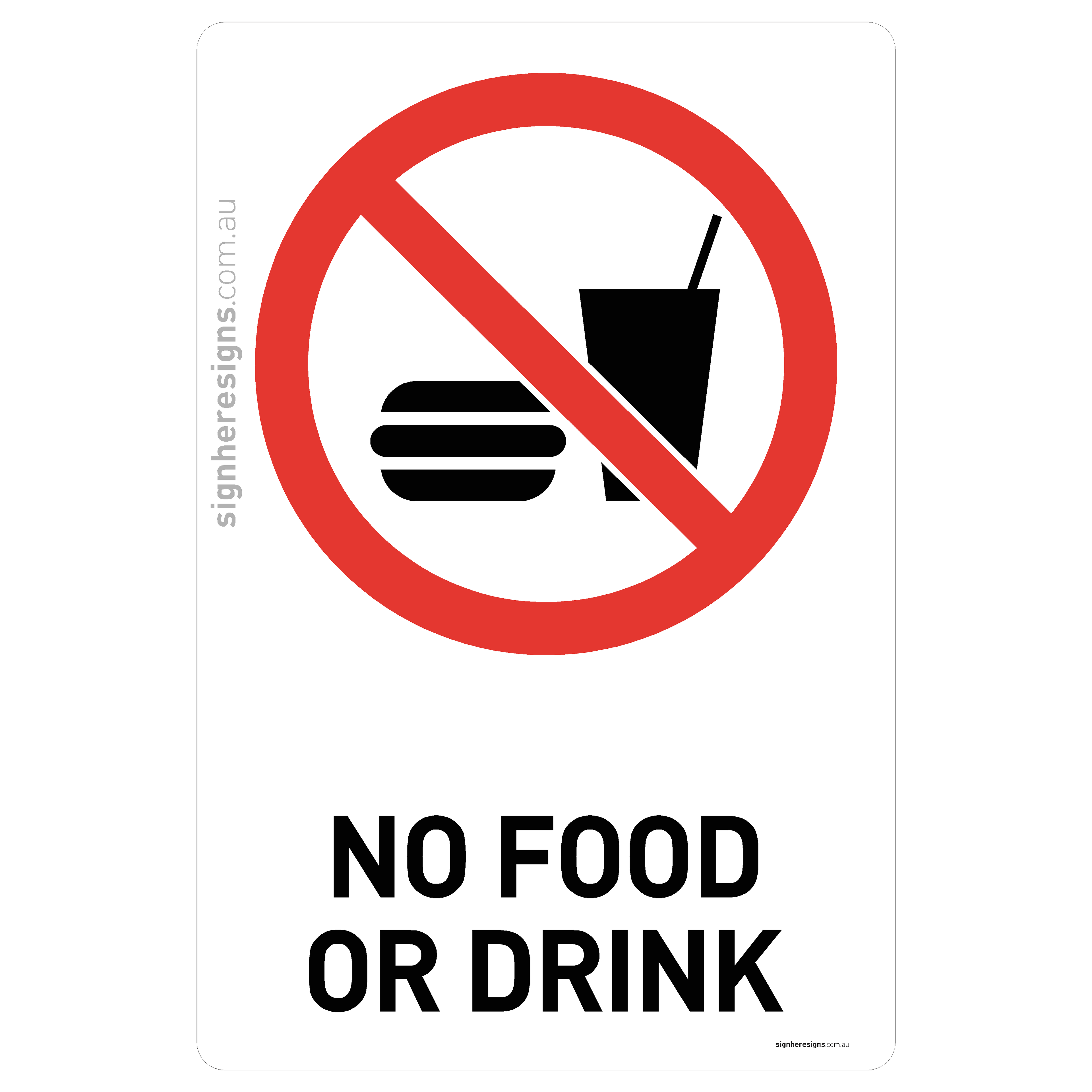 No Food Or Drink