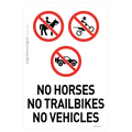 No Horses No Trailbikes No Vehicles