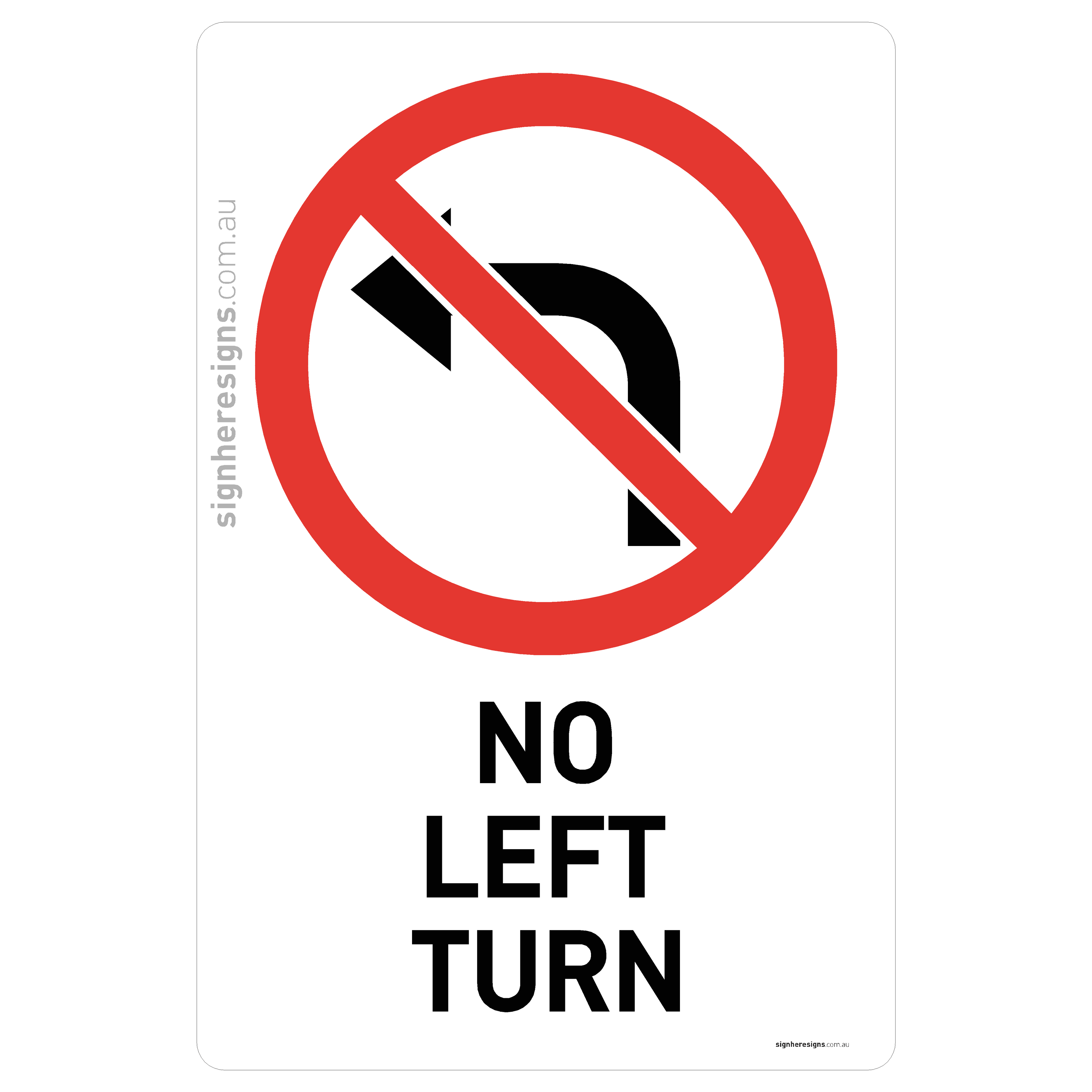 No Left Turn