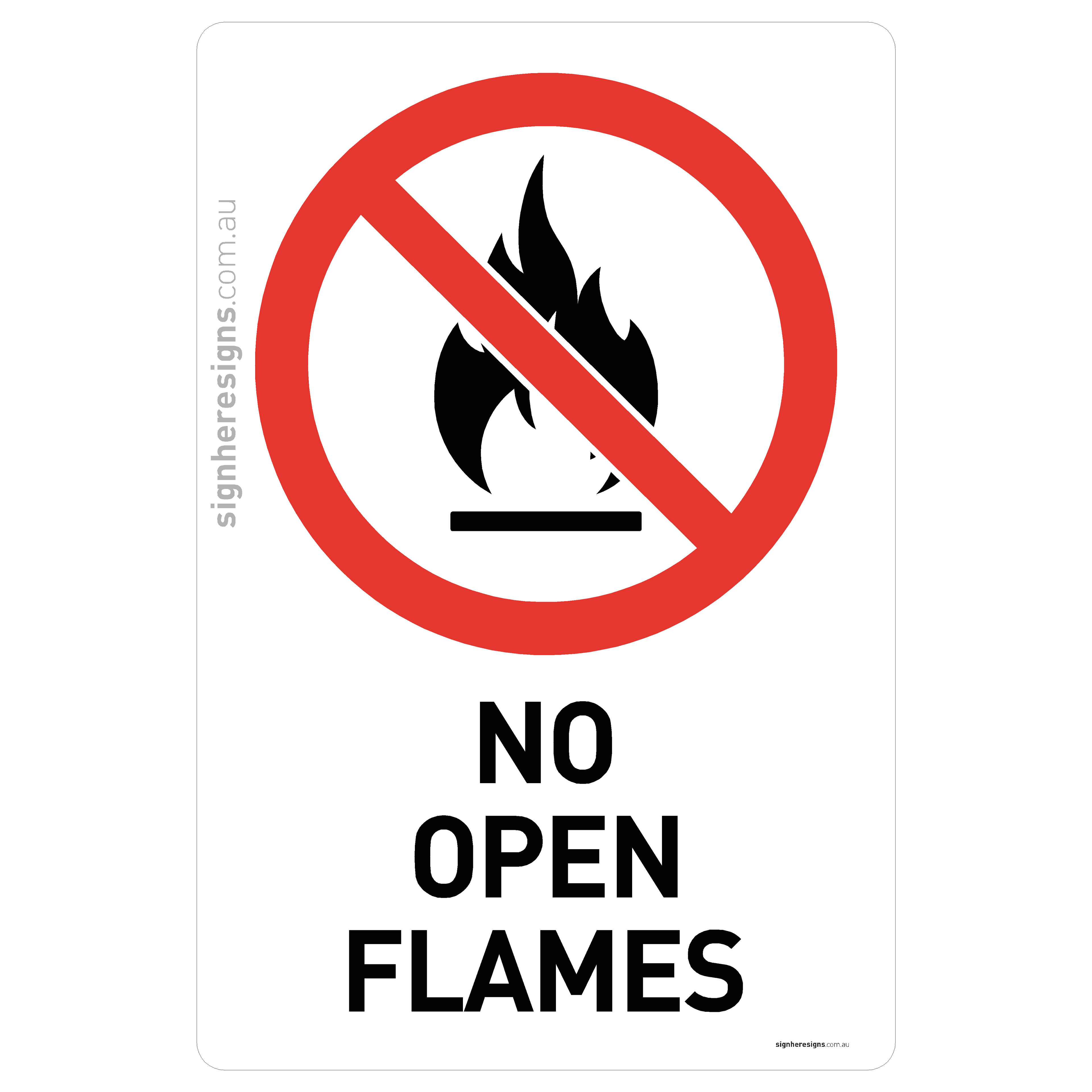 No Open Flames