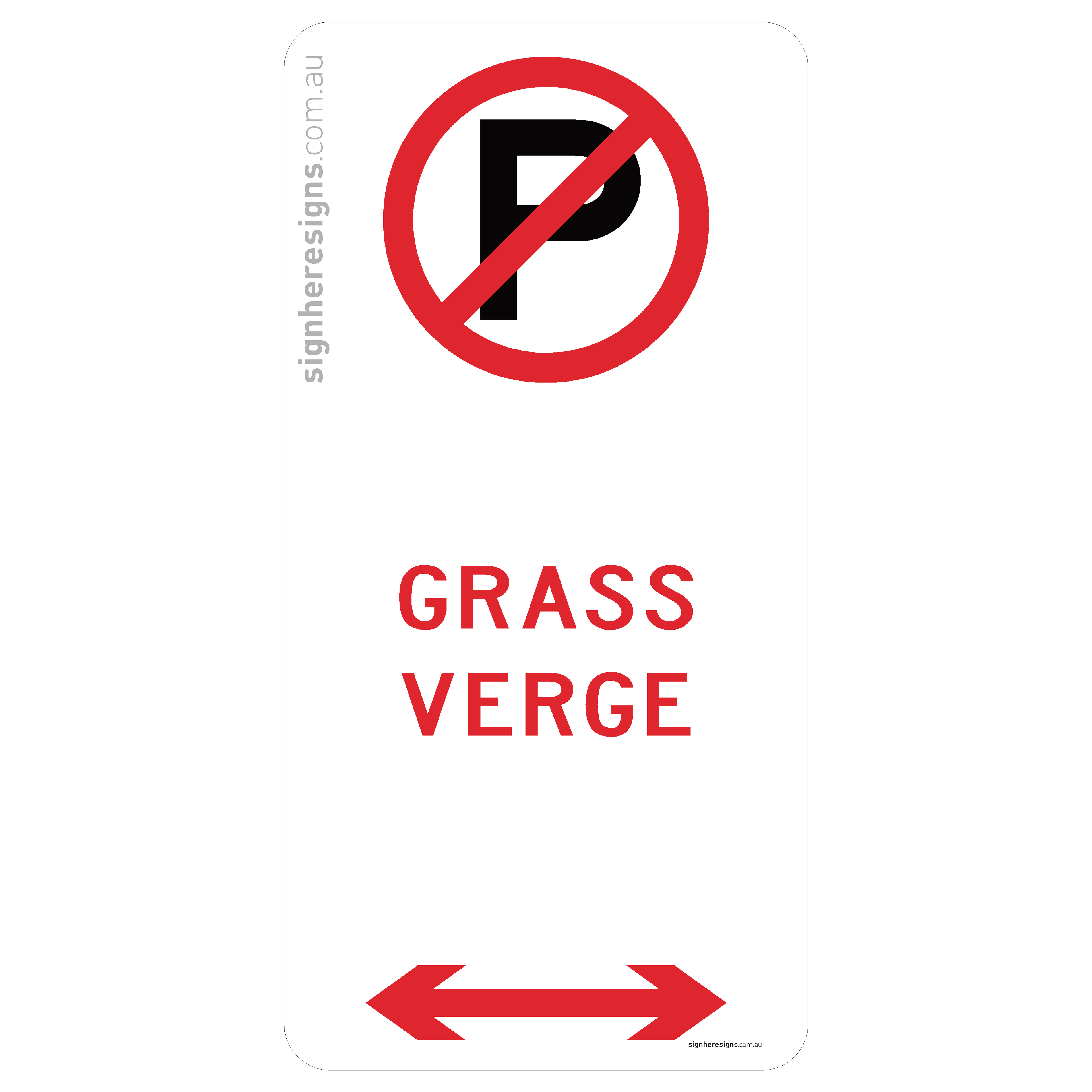 No Parking - Grass Verge