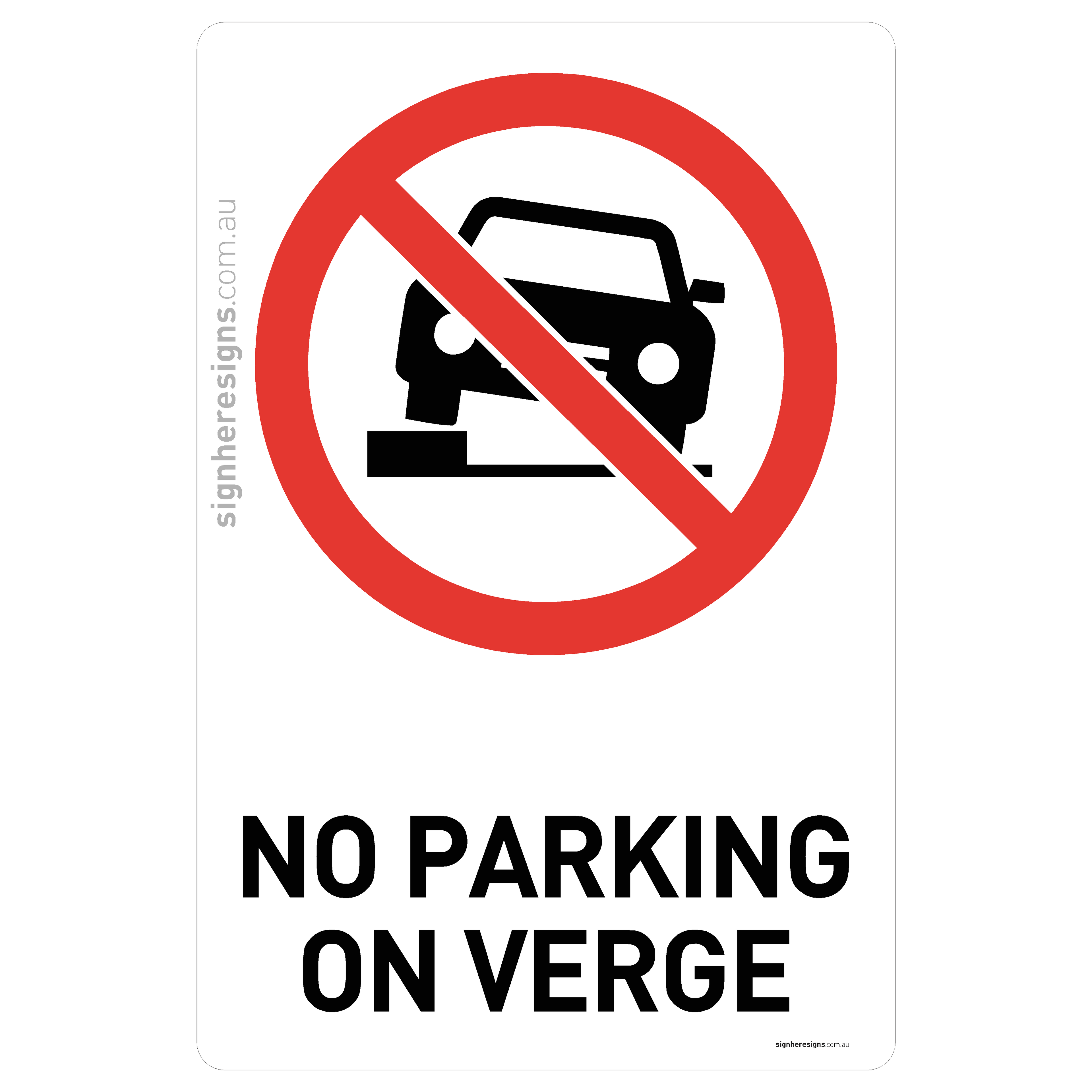 No Parking On Verge