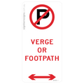 No Parking - Verge Or Footpath