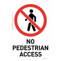 No Pedestrian Access