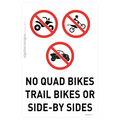 No Quad Bikes Trail Bikes Or Side-By-Sides