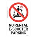 No Rental E-Scooter Parking