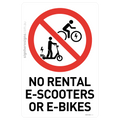 No Rental E-Scooters Or E-Bikes