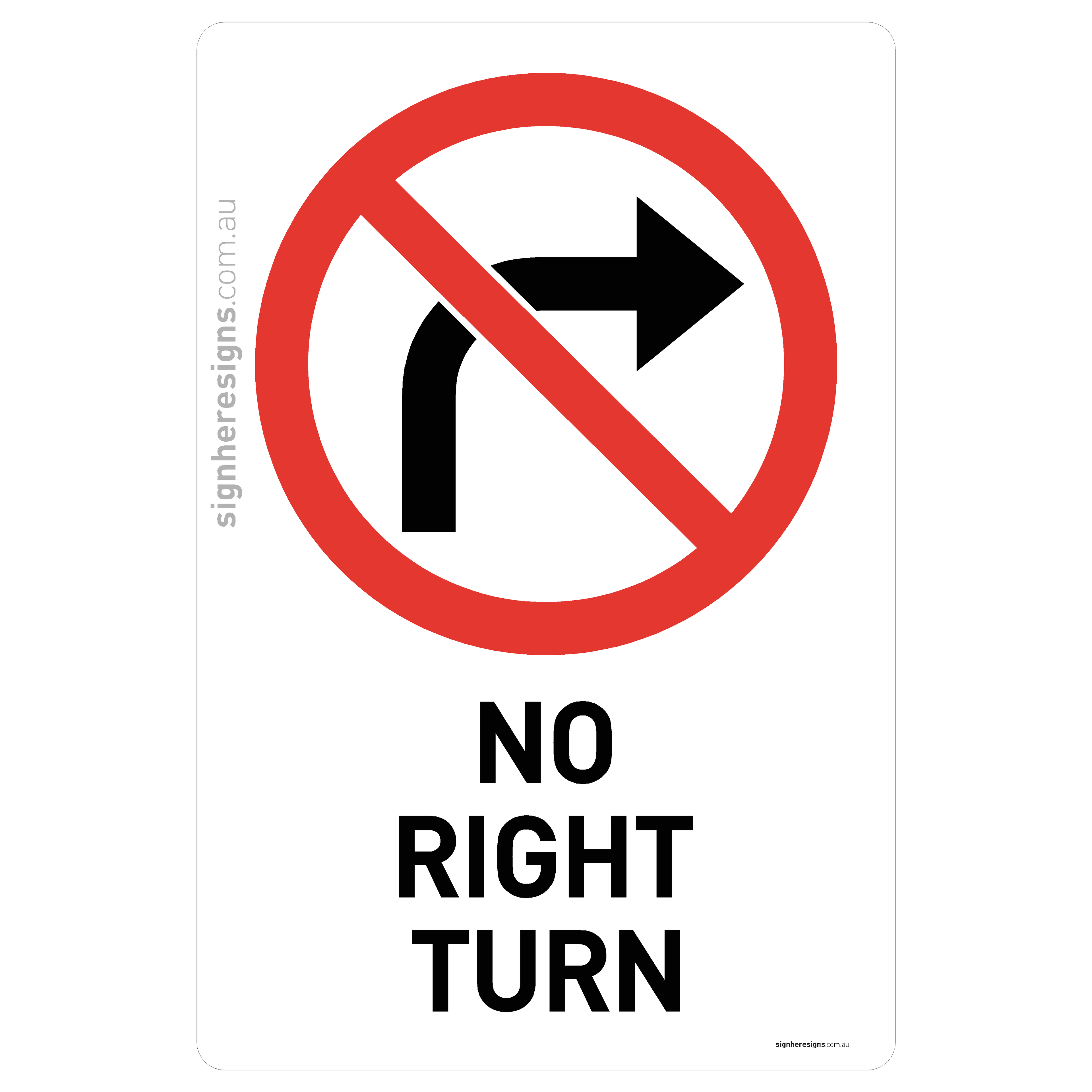 No Right Turn