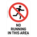 No Running In This Area