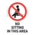 No Sitting In This Area