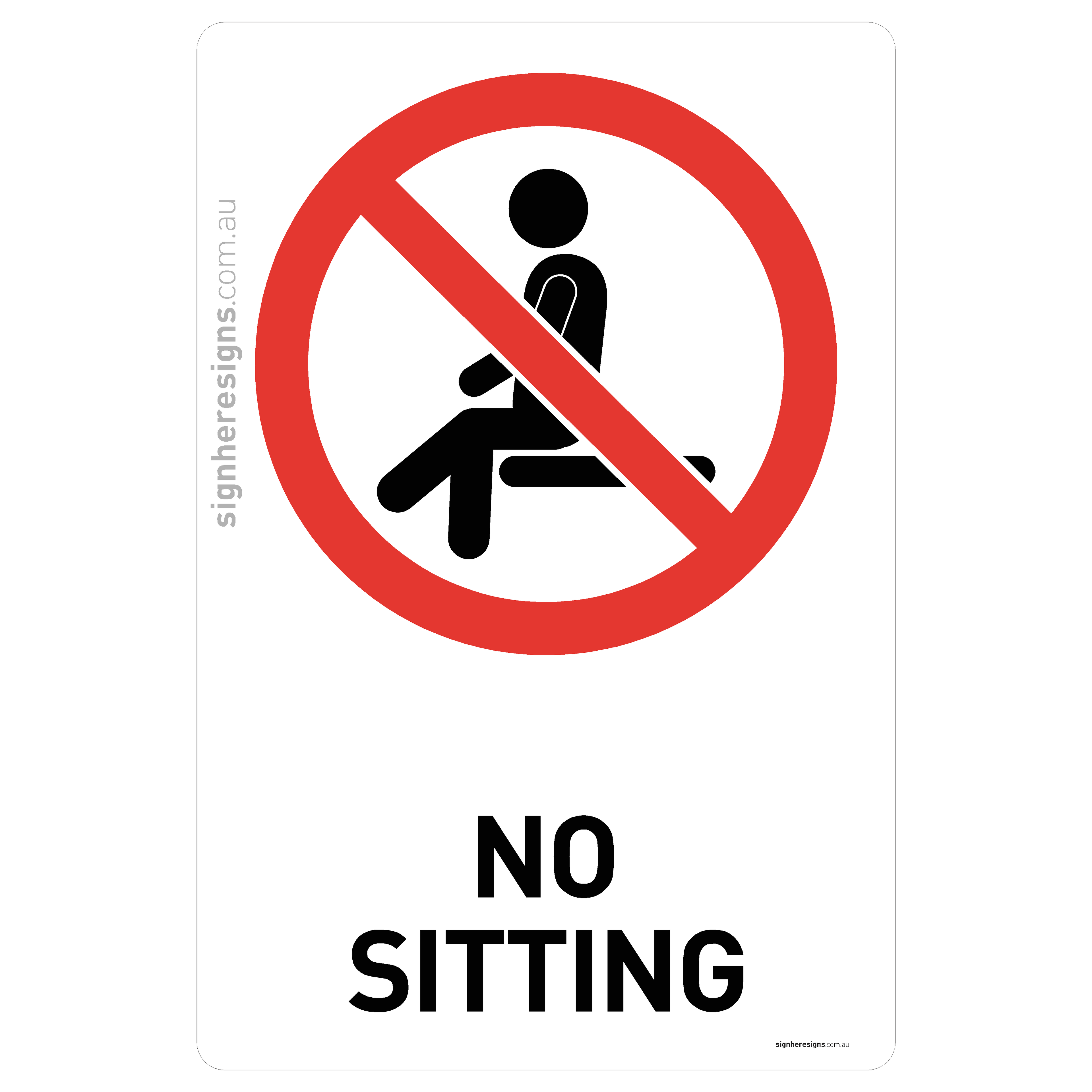 No Sitting