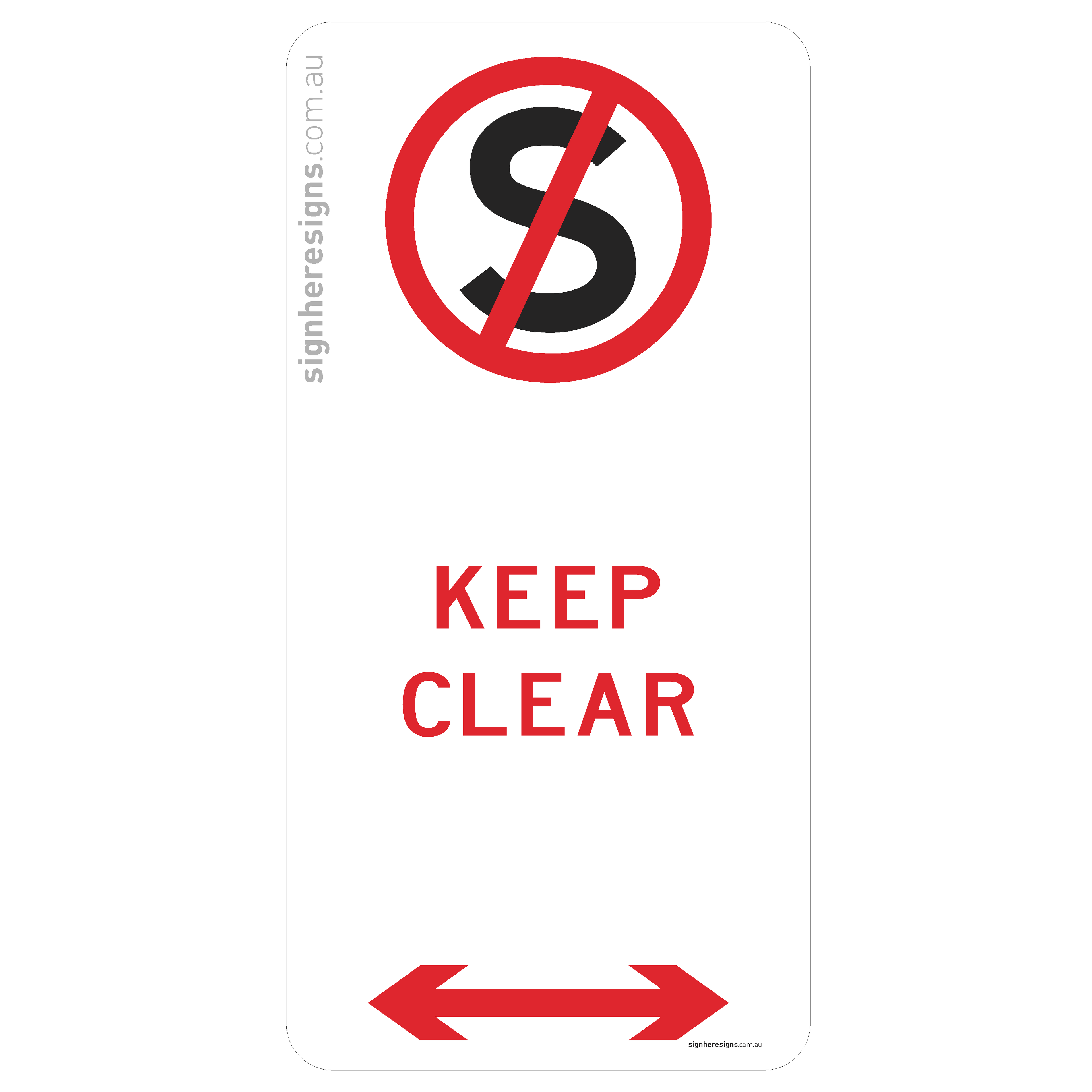 No Stopping - Keep Clear