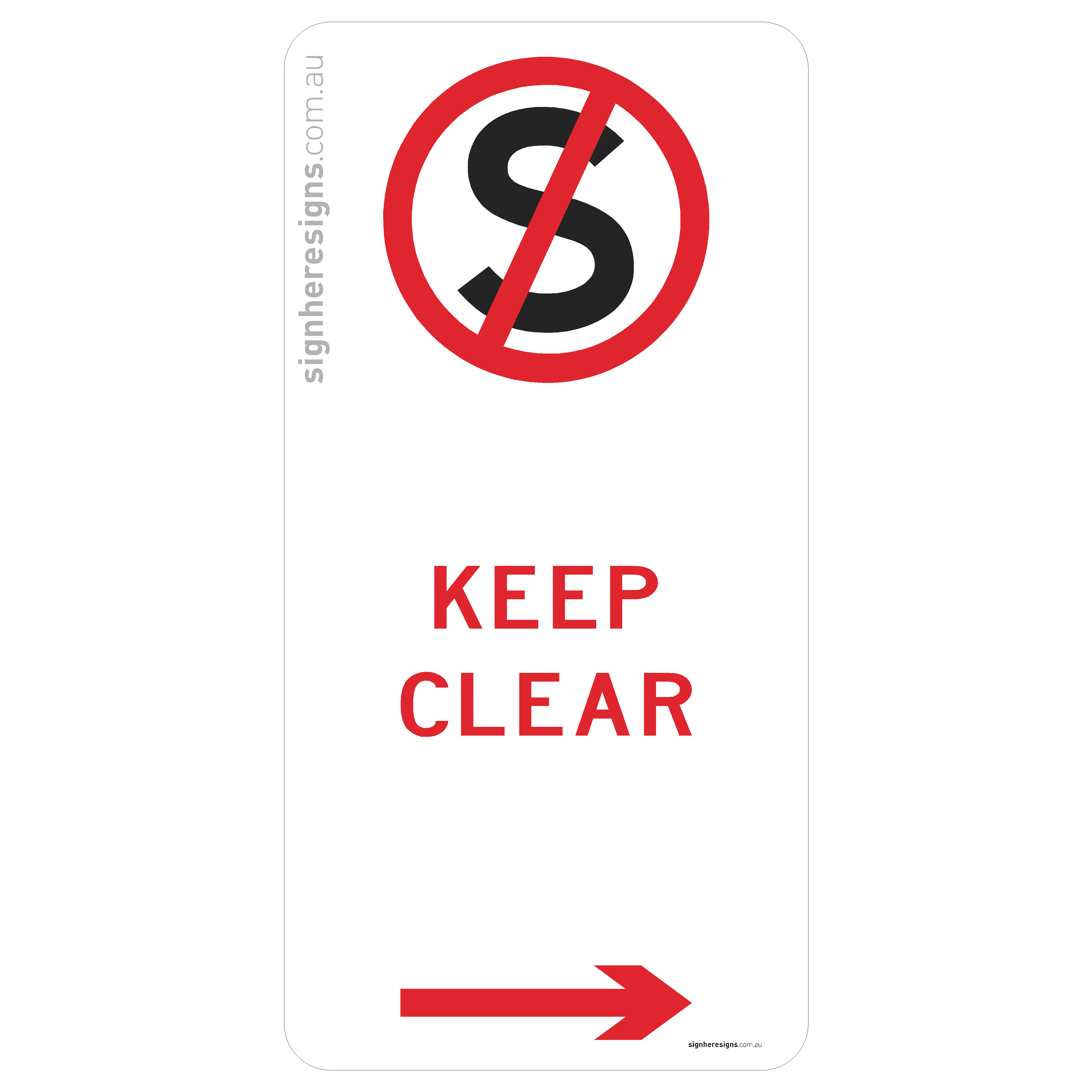No Stopping - Keep Clear