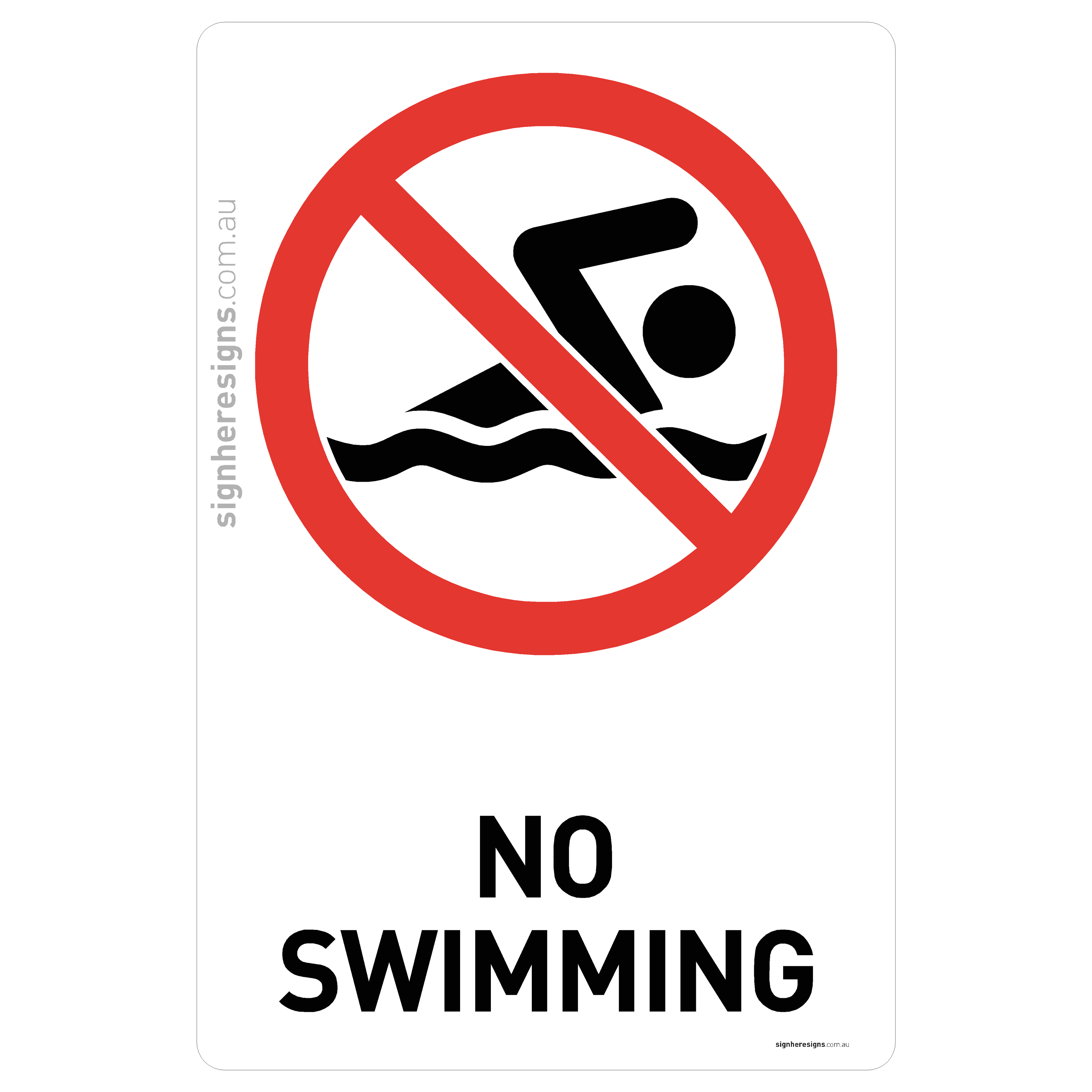 No Swimming
