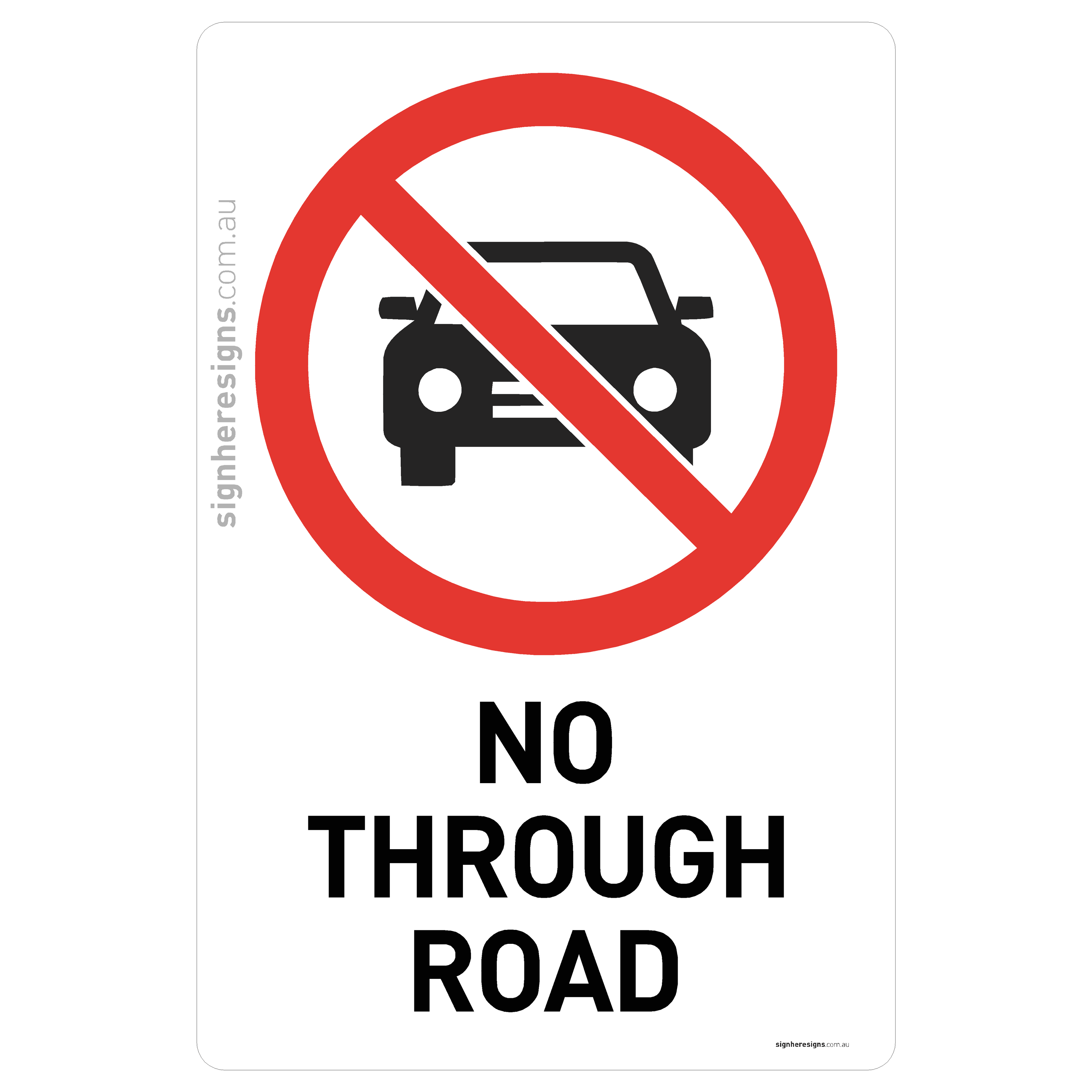 No Through Road