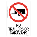No Trailers Or Caravans