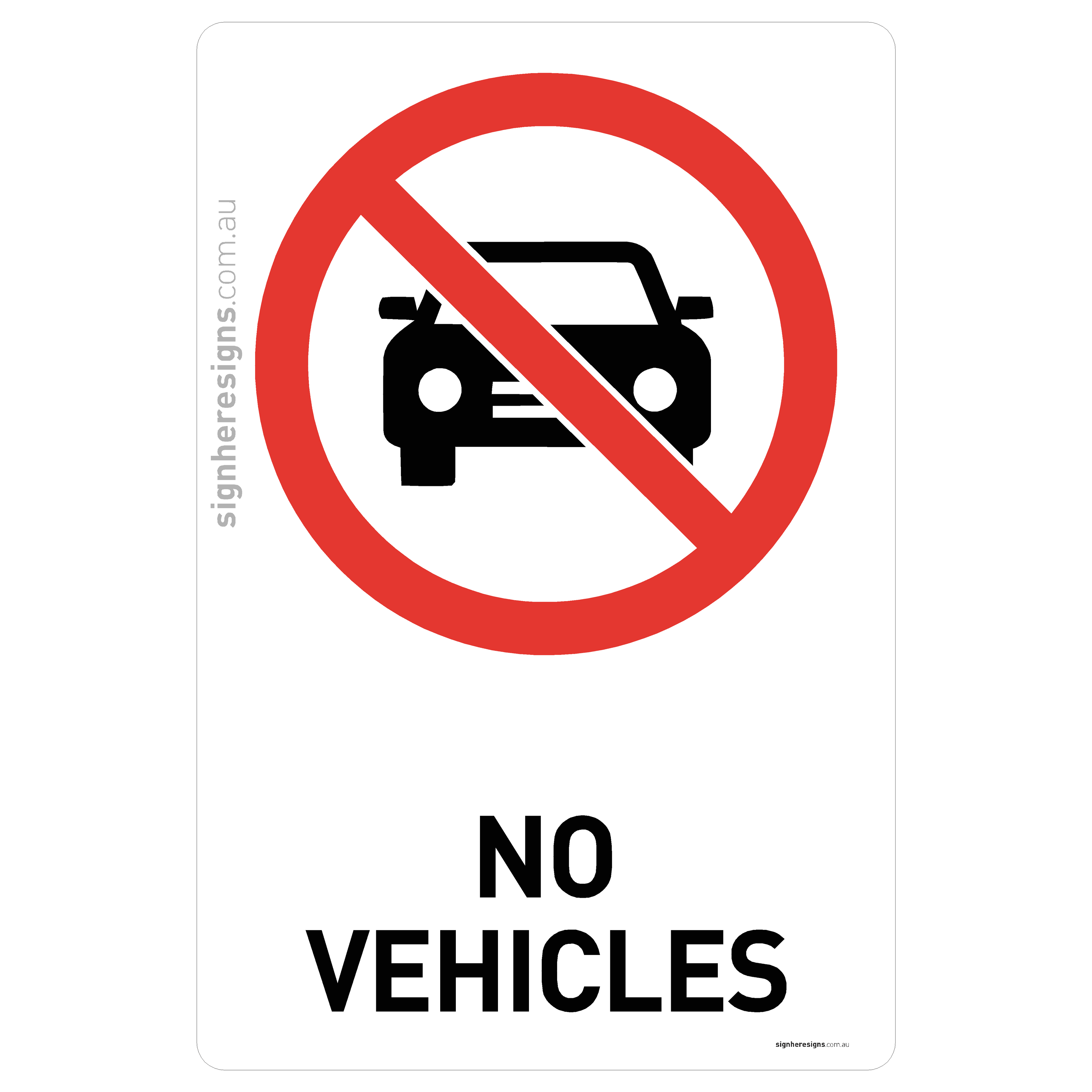 No Vehicles