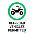 Off Road Vehicles Permitted