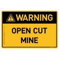 Open Cut Mine - Warning