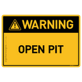 Open Pit - Warning