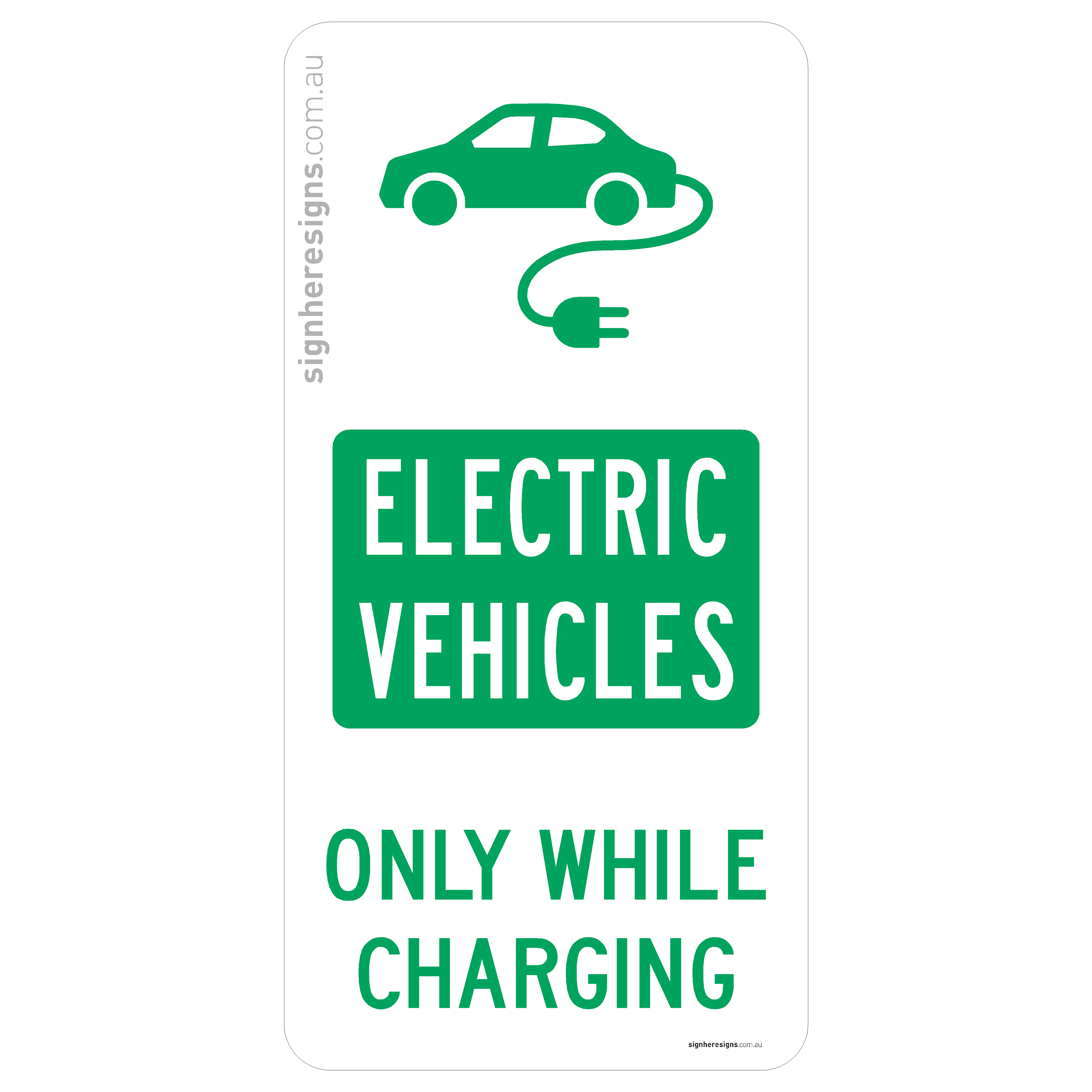 Parking - Electric Vehicles - Only While Charging