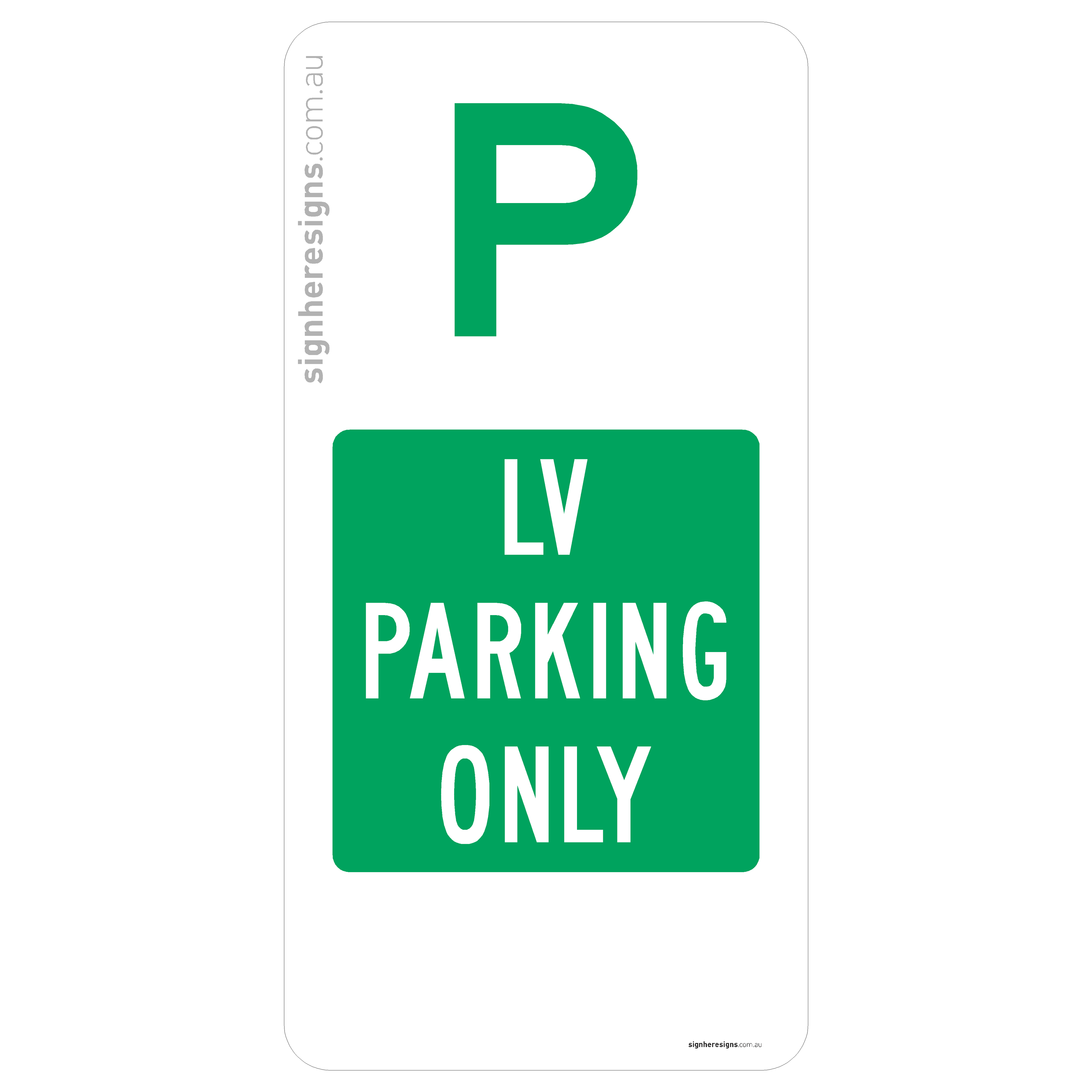 Parking - LV Parking Only