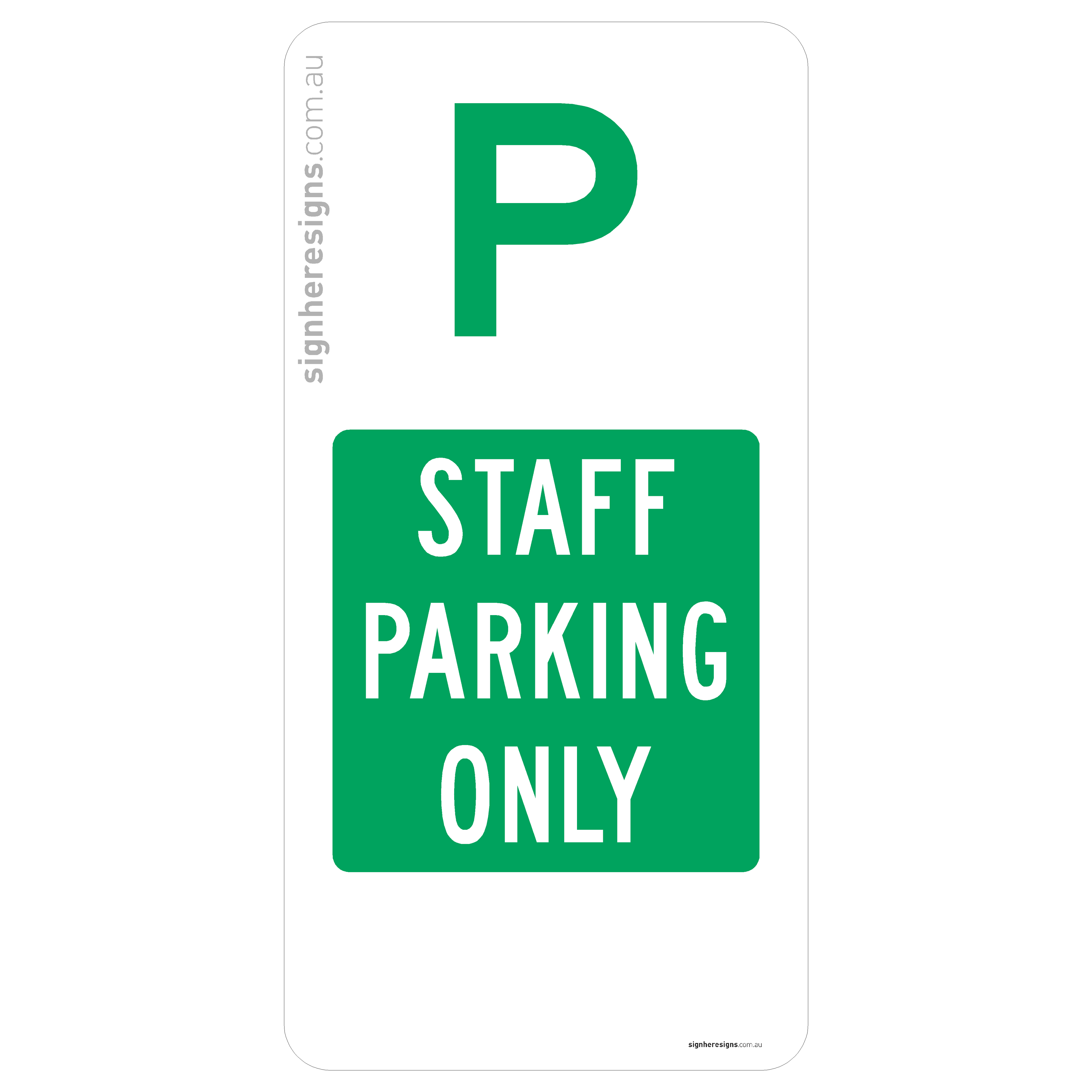 Parking - Staff Parking Only